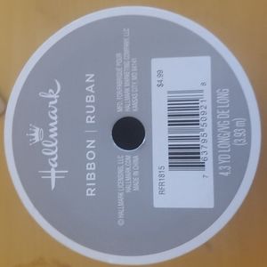 Hallmark Ribbon  ruban / quality 3. 4.3 yard per.